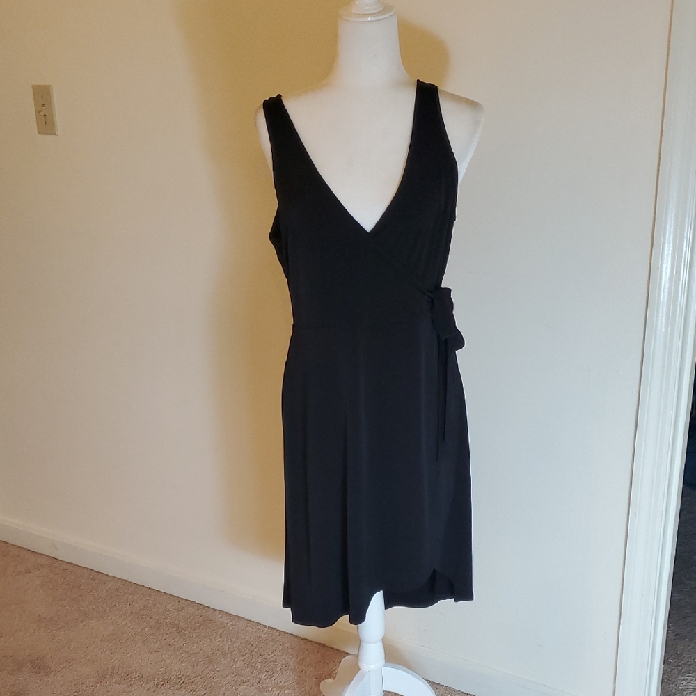 Express Black Sleeveless Mini Dress